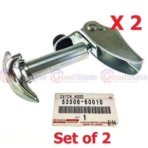 Genuine Toyota LandCruiser FJ43 FJ42 FJ40 BJ46 BJ45 Bonnet Hood Catch Latch x2 - Picture 1 of 6