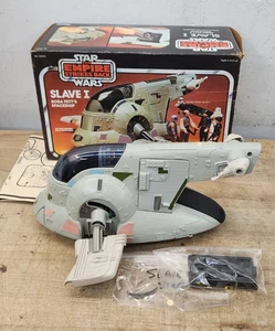 1981 Kenner Star Wars Slave 1 Boba Fetts Schiff mit Box - Bild 1 von 14