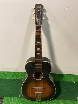 1960s Vintage Harmony Stella H-929 Parlor Project Guitar USA For Parts Or Repair - Image 1 of 4