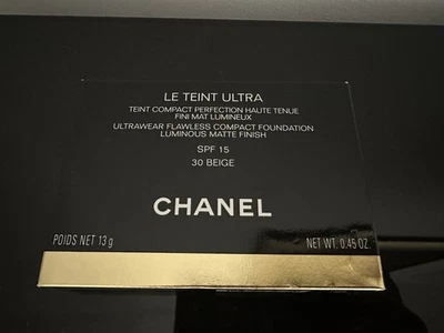 100% ORIGINAL CHANEL PUDER LE TEINT ULTRA COMPACT PERFECTION HAUTE TENUE 30 NEU - Bild 1 von 4