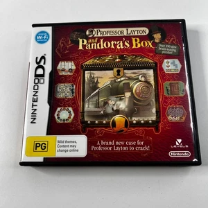 Professor Layton and Pandora's Box (Nintendo DS, 2009 PAL) Completo con Manual - Imagen 1 de 4