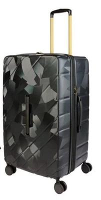 Samantha Brown 30" Trunk Style Case Spinner Luggage-Black -NWT - Image 1 of 4