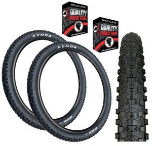 Kenda KADRE 27.5 x 2.60 BLACK Chunky Mountain Bike TYRE s TUBE s K-1027 - Picture 1 of 17