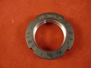 Yinsh Precision Bearing Locknut YSR-M40x1.5P-1 (Grinding- Black) - Picture 1 of 1