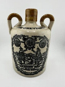 Vintage Greybeard Scotch Whisky Jug Empty 500ml Stoneware Heather Dew Scotch - Picture 1 of 3