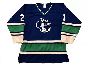 2005-2006 Tulsa Oilers Turn Back The Clock Team Jersey Size XL - Picture 1 of 4