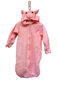 Baby Infant Old Navy Fleece PIG Piggy Halloween Costume Size 3-6 Months Sack - Picture 1 of 9
