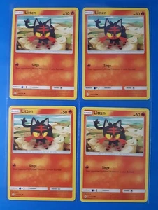 4x Litten 26/214 Pokemon card SM Unbroken Bonds common NM - Picture 1 of 1
