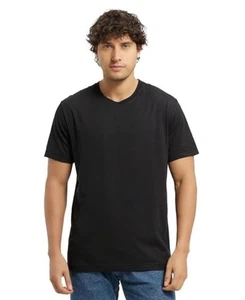 Men's Super Combed Cotton Rich Solid Round Neck Half Sleeve T-Shirt Pack of 1 - Picture 1 of 6