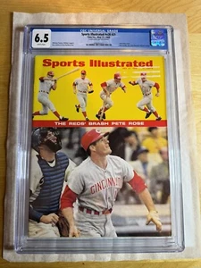Pete Rose 1st Sports Illustrated CGC 6.5 Newsstand May 27, 1968 rookie - Picture 1 of 1