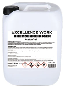 5 Liter Bremsenreiniger, Profi-Qualität von Excellence Work, acetonfrei - Bild 1 von 1
