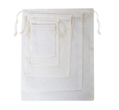 Biglotbags - Premium Poly Cotton Double Drawstring Reusable Muslin Bags - Image 1 of 4