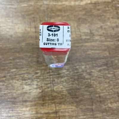 Uniweld 3-101 Size 0 Acetylene Cutting Torch Tip Foto 1 de 2