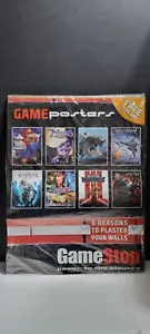 Vintage Gamestop Promo Set Of 8 Video Game Posters (Super Mario Galaxy) Sealed!! - Picture 1 of 2