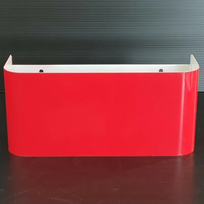 Lámpara de pared vintage 1960 en chapa lacada roja Amilux años 60 60 Foto 1 de 4