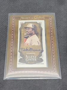 2024 Topps Allen Ginter Eddie Murray mini autografo incorniciato Baltimore Orioles - Foto 1 di 2