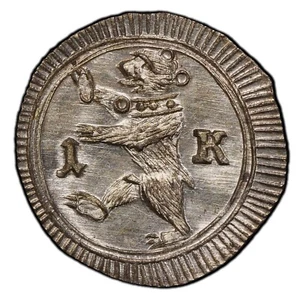 SWITZERLAND, ST. GALLEN: (1717)K Kreuzer PCGS MS66 —— FINEST, SOLE DIE EXEMPLAR - Picture 1 of 3