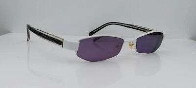 Gafas de sol vintage Wagner & Kuhner 60141 200 blancas ovaladas media montura SOLO MARCOS Foto 1 de 4