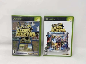 Capcom Classics Collection Volume Vol. 1 & 2 Microsoft (XBOX) CIB tested works - Picture 1 of 3