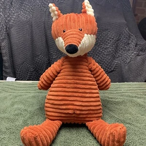 17” Jellycat Cordy Roy Fox Plush London Corduroy Stuffed Orange - Picture 1 of 17