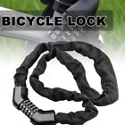 Black Bike Chain Lock Heavy Duty Anti-theft Lock Bicycle Chain Lock  Door