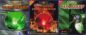 COMMAND & CONQUER RED ALERT + COUNTERSTRIKE & AFTERMATH Windows 11 10 8 7 XP - Picture 1 of 3
