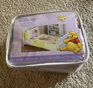 Disney Winnie The Pooh Toddler Bed / Crib Bedding Set Boy Girl Nursery Neutral - Picture 1 of 3