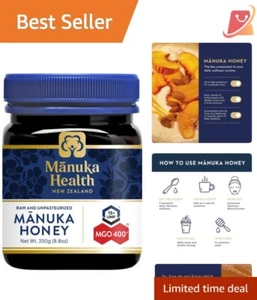 Holistic Wellness with Manuka Honey 250g - UMF 13+/MGO 400+ Certified Quality - Picture 1 of 7