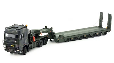 Tekno 84976 - DAF Military Tropco Pantser 6x4 Truck with 7 axle Low Loader 1:50 - Image 1 of 4