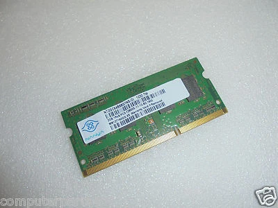 Nanya 2 GB PC3-12800 DDR3-1333 Laptop Memory RAM Sodimm NT2GC64B88G1NS-DI - Image 1 of 2