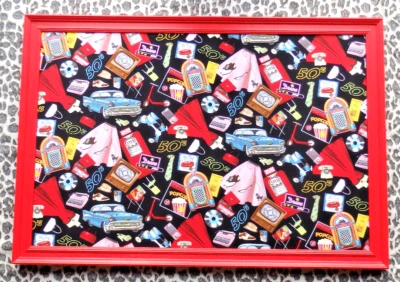 Retro 1950s Rock N Roll Design Magnetic Memo Message Board - Image 1 of 4