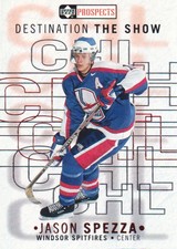 2000-01 UD CHL Prospects Hockey Destination The Show #1 Jason Spezza Windsor