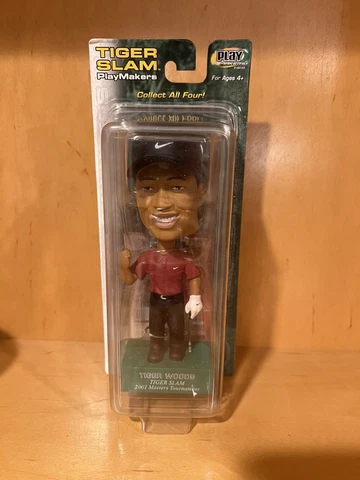 NIB Tiger Woods Bobblehead, Tiger Slam 2000 British Open Upper Deck Collectibles Cover