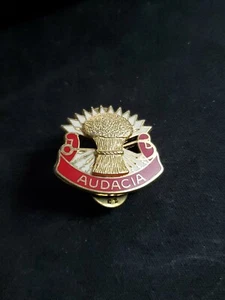 Army crest DI dui CB Clutchback 4th ADA AIR DEFENSE ARTILLERY BATTALION v-21 bk - Picture 1 of 2