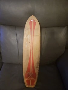 Vintage nash goofy foot wooden sidewalk surfboard skateboard skater 1960s wow ! - Picture 1 of 6