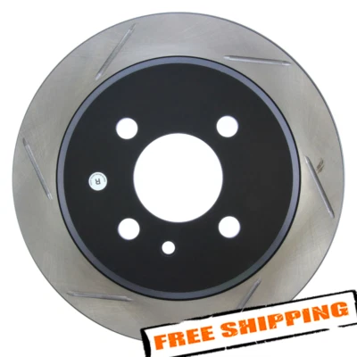 Rotor de freio traseiro StopTech 126.34019SR Sport com fenda 1 peça para 1991 BMW 318i - Imagem 1 de 4