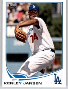2013 Topps Kenley Jansen Base Card MLB PWE Dodgers #74 - Picture 1 of 2