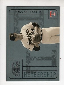 Nolan Ryan 2004 Donruss Classics Membership 0202/2499 Texas Rangers