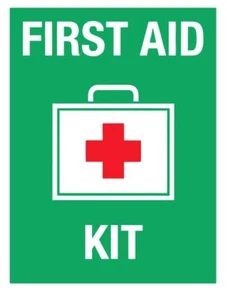 Erste Hilfe Set Sicherheitsschild Aufkleber Decal Label D7379 - Bild 1 von 1
