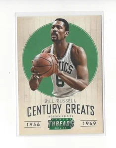 2014-15 Panini Threads Century Greats #9 Bill Russell Celtics - Picture 1 of 1