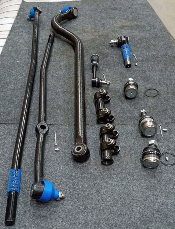 Kit de 11 piezas de suspensión delantera kit de varilla de amarre para 94-97 Dodge Ram 1500 2500 3500 4x4 Foto 1 de 1