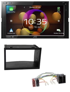 JVC DAB MP3 2DIN Bluetooth USB Autoradio für VW Golf 4 Polo T4 Fox Passat ISO - Bild 1 von 9