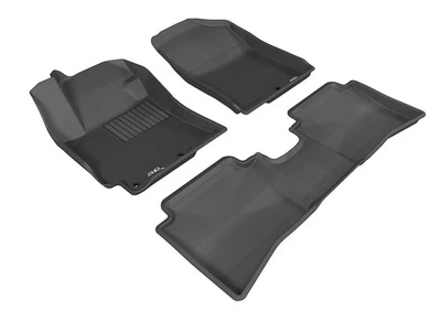 3D MAXpider L1HY02201509 Kagu Floor Mat F&R Black for Accent Sedan - Image 1 of 4