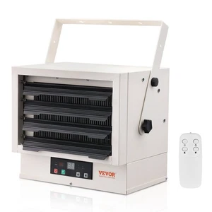 VEVOR Electric Garage Heater, 7500-Watt Digital Fan-Forced Wall/Ceiling Mount Sh - Picture 1 of 1