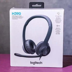 Logitech H390 USB Headset with Mic – New in Box - Picture 1 of 2