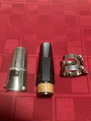Geo. M. Bundy #3 Eb Clarinet Mouthpiece  - Ligature and cap made in FRANCE - Image 1 of 4
