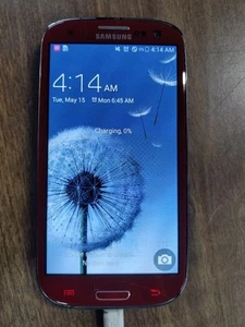 Samsung Galaxy S III AT&T - 16 GB - Red (AT&T) - Picture 1 of 5