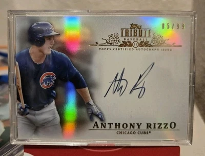 2013 Topps Tribute - Autograph Anthony Rizzo #TA-AR /99 (AU) - Image 1 of 2