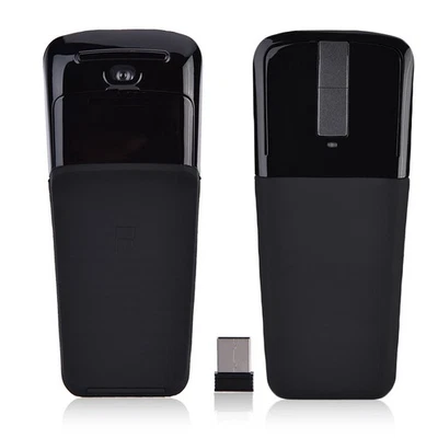 2.4GHz Foldable Wireless Arc Touch Mouse Mice USB Receiver For Pc NoteBook Smart - Image 1 of 4
