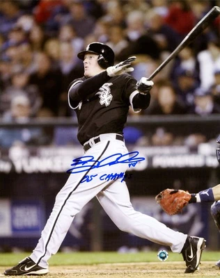 Foto firmada automáticamente por Brian Anderson 8X10 Chicago White Sox "05 Champs" MLB Holo Foto 1 de 2